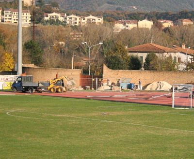 Iniziati i lavori di rifacimento delle piste di atletica al Muzi