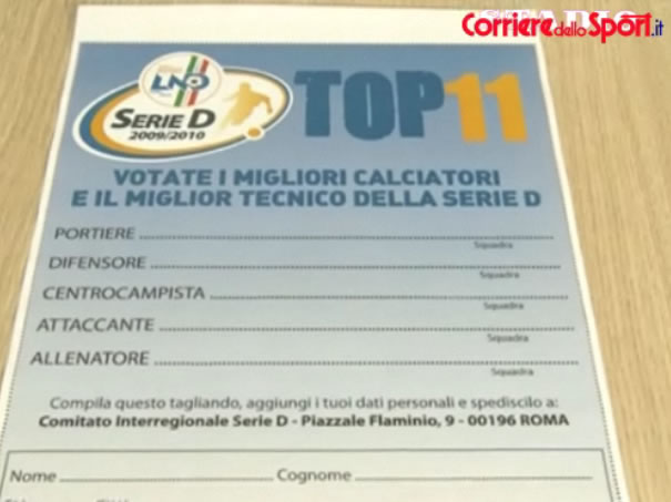 Orvieto sede del “Top 11” 2010. Presentata la manifestazione nella sede del Corriere dello Sport