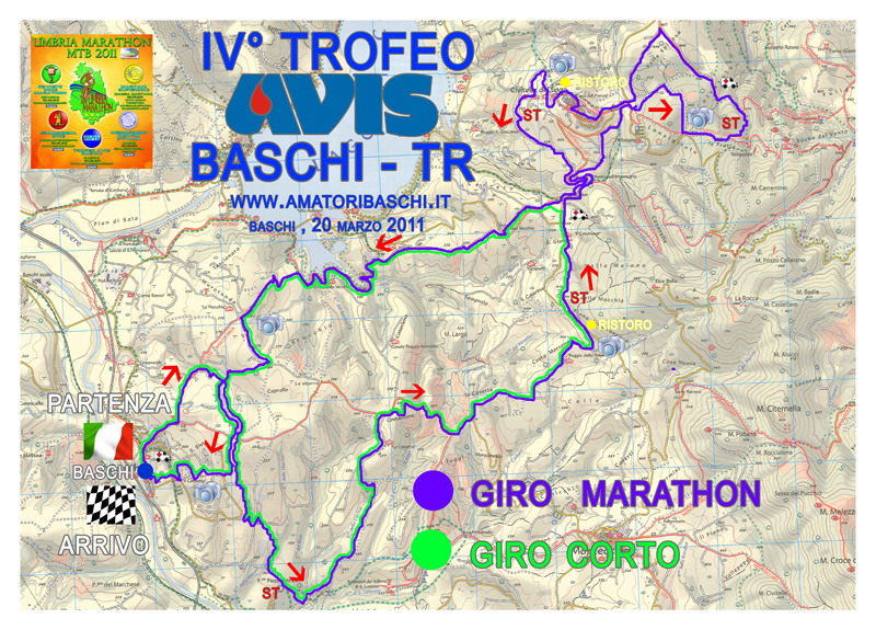 Trofeo Avis Baschi – 3a prova Umbria Marathon MTB 2011