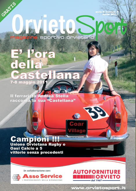 OrvietoSport Magazine di aprile è in distribuzione