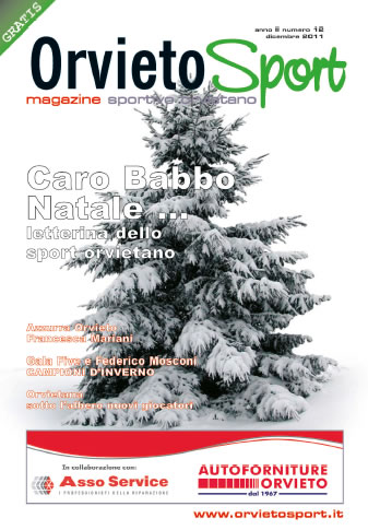 OrvietoSport Magazine di dicembre è in distribuzione