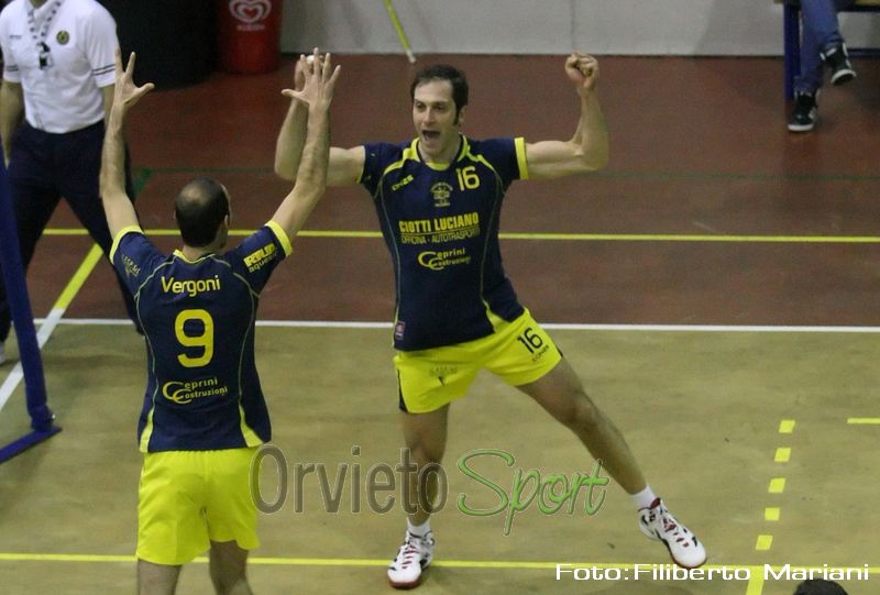 Ciotti Pallavolo Orvieto: bella rimonta contro Castelfranco