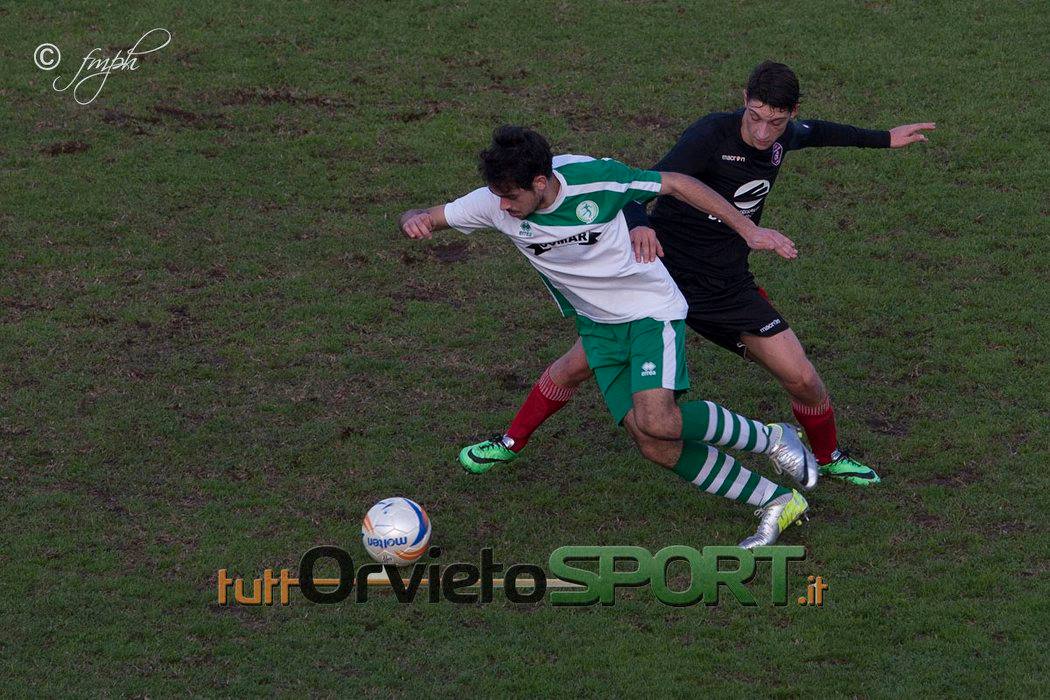 Tre legni e un gol al 95’, ma solo un punto per l’Orvietana