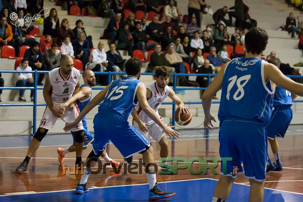 Primo stop per l’Orvieto Basket. Brutta gara contro Foligno