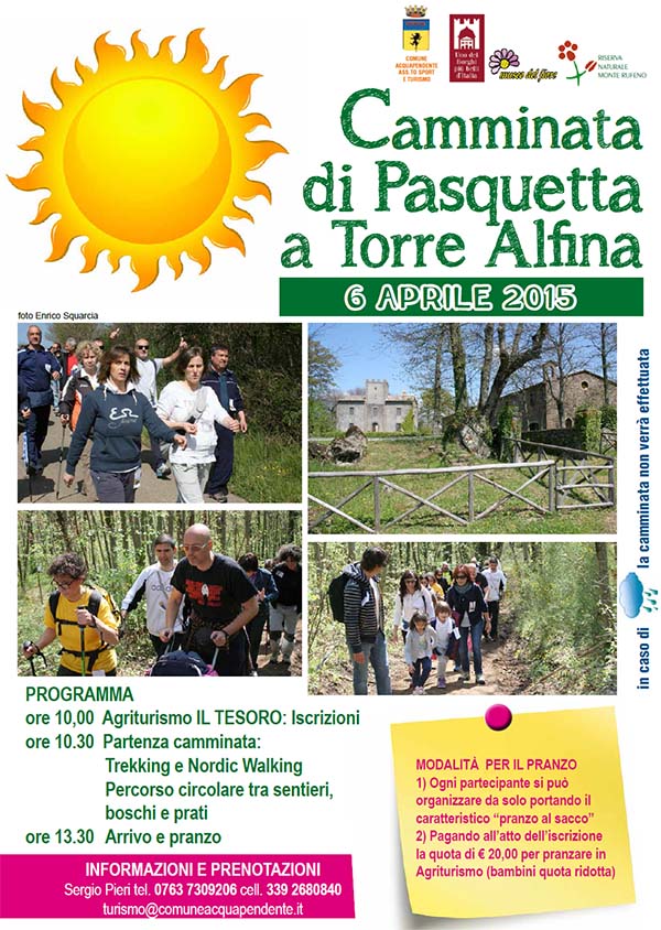 Acquapendente. Camminata di Pasquetta