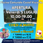 Piscina Comunale Castel Viscardo, apertura piscina