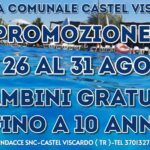 Piscina Castel Viscardo. Promozione fino al 31 agosto