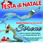 Alla piscina comunale arrivano Babbo Natale e le sirene