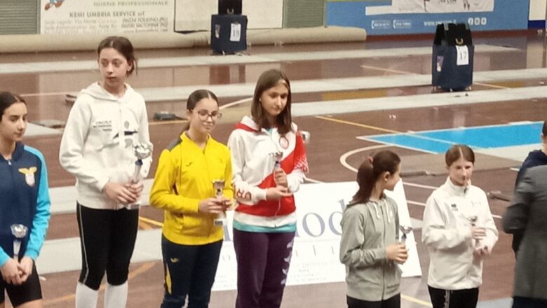 Uisp Scherma, Sofia Muzi medaglia di bronzo all’Interregionale di Foligno